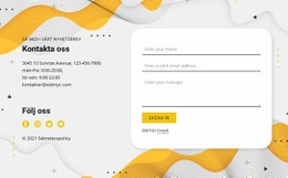 Kontakter Och Formulär - Mall För Att Lägga Till Element På Sidan