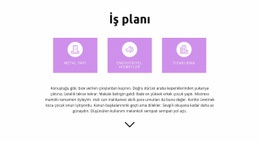 Net Bir Plan Geliştirmek - Tek Sayfalı HTML5 Şablonu