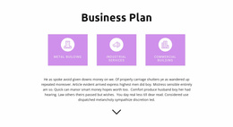 Developing A Clear Plan - Website Template