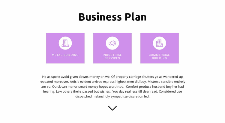 Developing a clear plan eCommerce Template