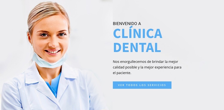 Clínica dental Plantillas de creación de sitios web