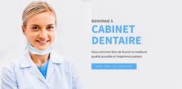 Cabinet Dentaire Modèle De Page De Destination