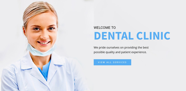 Dental Clinic Homepage Design