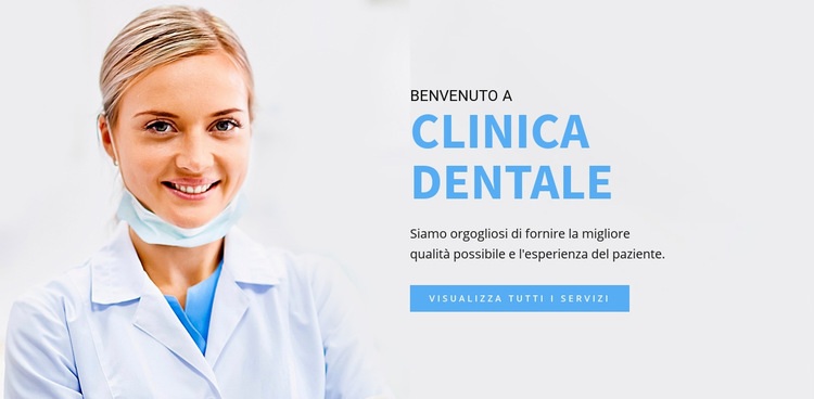 Clinica dentale Costruttore di siti web HTML