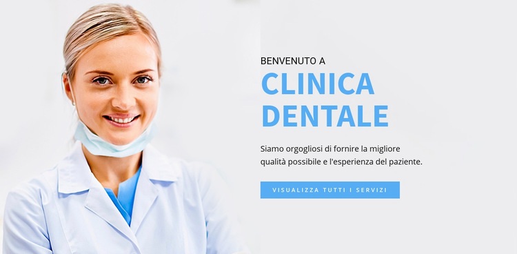Clinica dentale Modelli di Website Builder