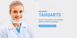 Tandarts - Website-Ontwerpsjabloon