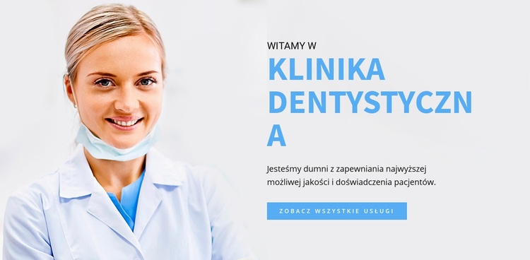 Klinika dentystyczna Szablon CSS