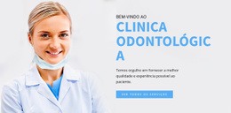 Clinica Odontológica Modelo De Página De Destino