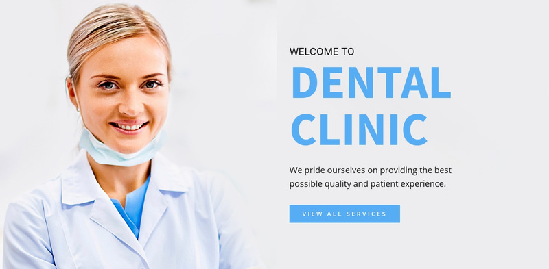 Dental Clinic Web Page Design
