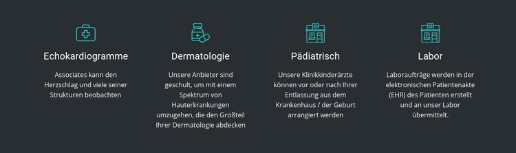 Die Vorteile unserer Klinik CSS-Vorlage