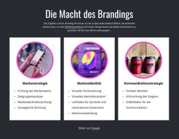 Die Macht Des Brandings – Inspiration Für Einseitenvorlagen