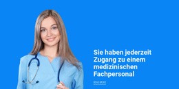 Qualifizierte Ärzte – Fertiges Website-Design