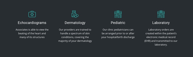 The advantages of our clinic Elementor Template Alternative