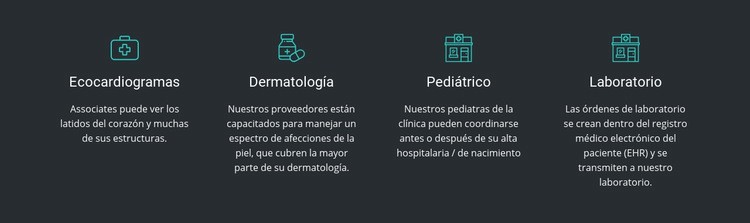 Las ventajas de nuestra clínica Plantilla de una página