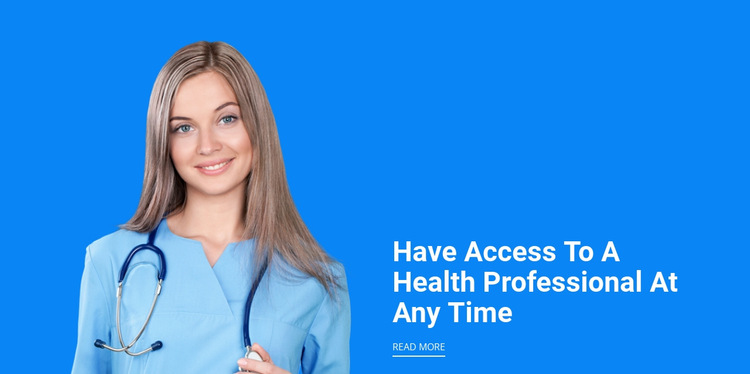 Qualified doctors HTML5 Template