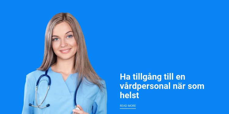 Kvalificerade läkare Webbplats mall