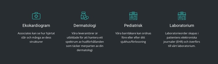 Fördelarna med vår klinik Webbplats mall