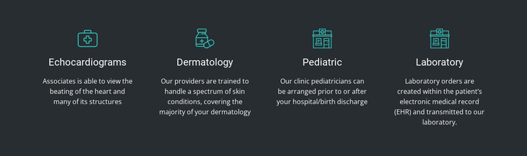 The advantages of our clinic Web Design