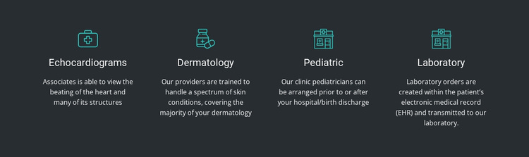 The advantages of our clinic Website Design
