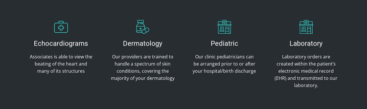 The advantages of our clinic WordPress Theme
