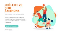 Prémiový Motiv WordPress Pro Udělejte Ze Sebe Šampiona