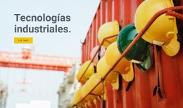 Tecnología Industrial - Diseño De Sitio Web De Descarga Gratuita