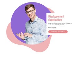 Société De Développement D'Applications : Modèle Simple D'Une Page