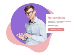 CSS-Menu Voor App-Ontwikkelingsbedrijf