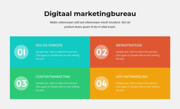 Bestemmingspagina Voor Genummerde Gekleurde Lijst