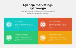 Numerowana Kolorowa Lista - Piękny Projekt Strony Internetowej