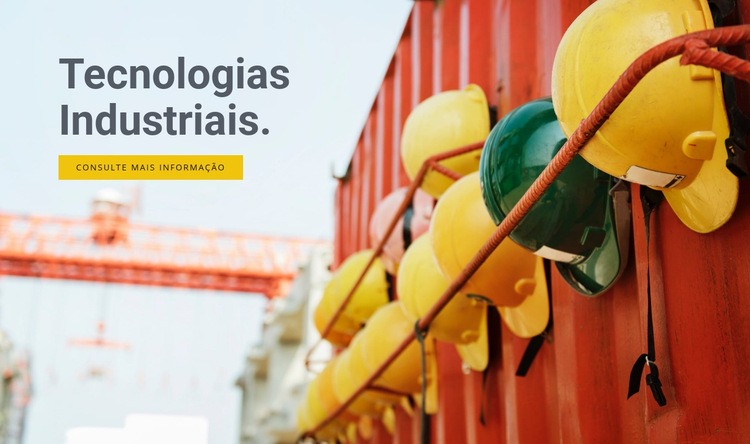 Tecnologia industrial Design do site