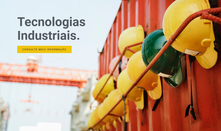 Tecnologia industrial Tema WordPress