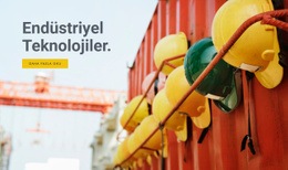 Endüstriyel Teknoloji - Web Sitesi Tasarımını Ücretsiz Indirme