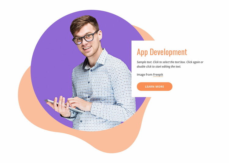 App development company Website Mockup