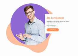 Product Landing Page For App Development Company