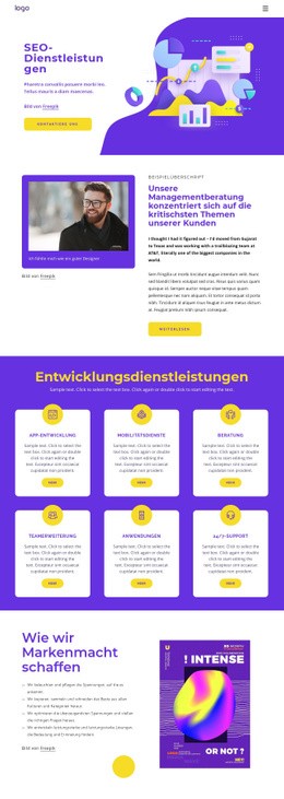 SEO-Service-Beratung - Beste Zielseite