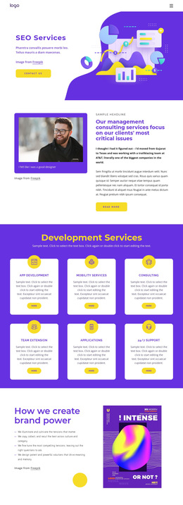 SEO Service Consultations Html5 Responsive Template