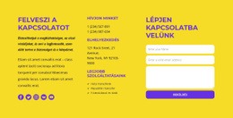 Kapcsolatfelvételi Űrlap