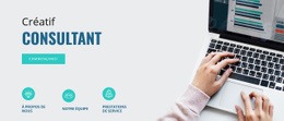 Superbe Conception Web Pour Cabinet De Conseil Créatif