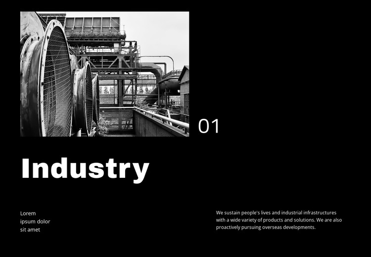 Business and industrial CSS Template
