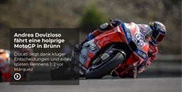 Sport Motocycling Extrem – Funktionale HTML5-Vorlage