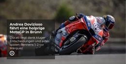 Sport Motocycling Extrem - Vorlagen Website-Design