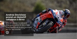 Moto Sportive Extrême - Outil De Création De Sites Web