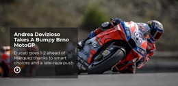 Sports Motocycling Extreme - Home Page Template