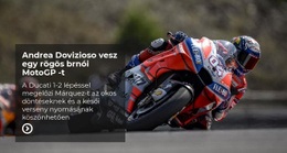 Extrém Sportmotorozás - Sablonok Webhelytervezés