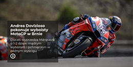 Sporty Motocyklowe Ekstremalne - Niesamowity Motyw WordPress