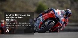 Sport Motocykling Extrem - Fantastiskt WordPress-Tema