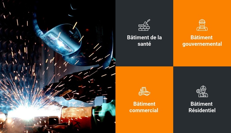 Caractéristiques du bâtiment et de la construction Créateur de site Web HTML