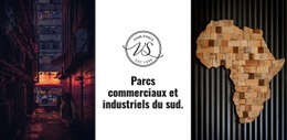 Parcs D'Activités Et Industriels – Maquette De Site Web Par Glisser-Déposer