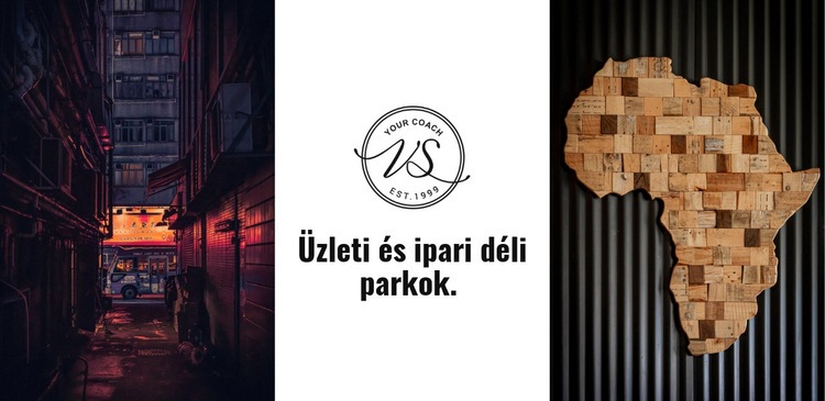 Üzleti és ipari parkok CSS sablon